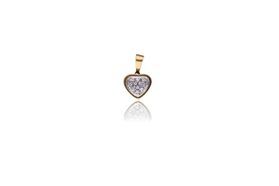 Ciondolo a forma di cuore con diamanti - Asta Preziosi Ciondolo a forma di cuore con diamanti - Asta Preziosi