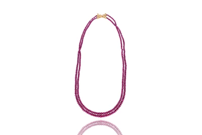 Collana a due fili di rubini - Asta Preziosi Collana a due fili di rubini - Asta Preziosi