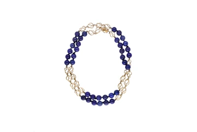 Collana con sfere in pietra - Asta Preziosi Collana con sfere in pietra - Asta Preziosi
