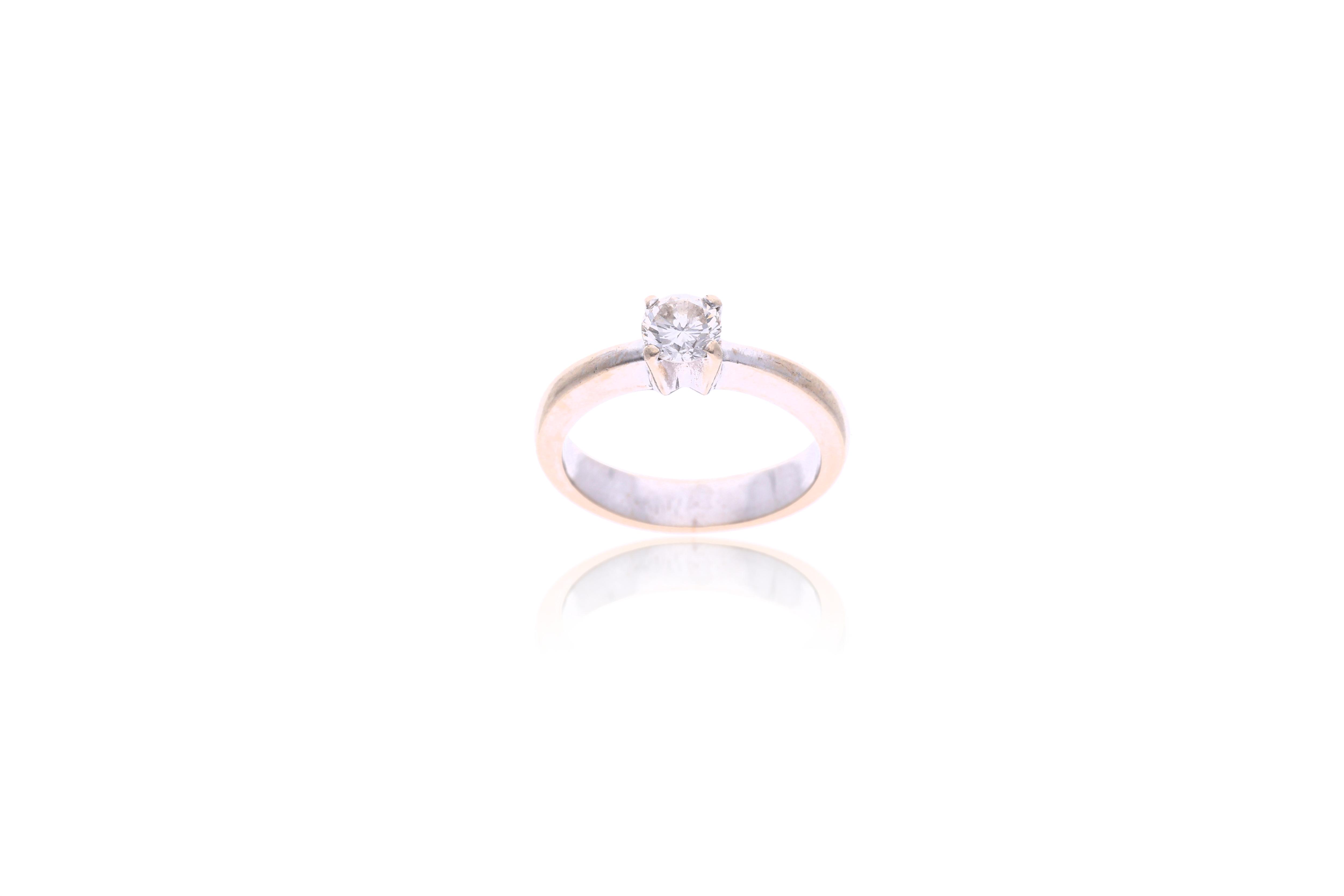 Anello con diamante - Asta Preziosi