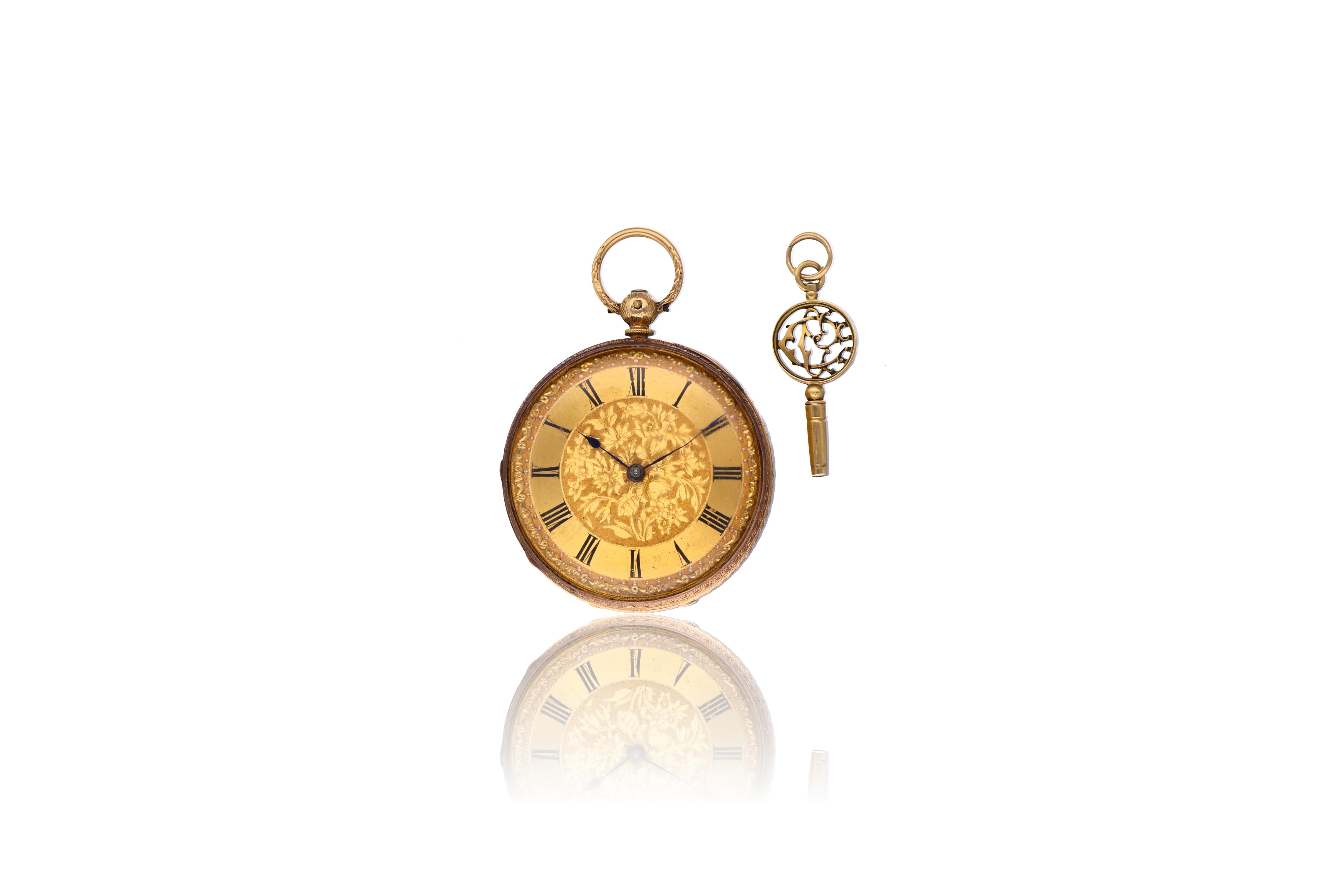 Anonimo, orologio da tasca in oro - Asta Preziosi