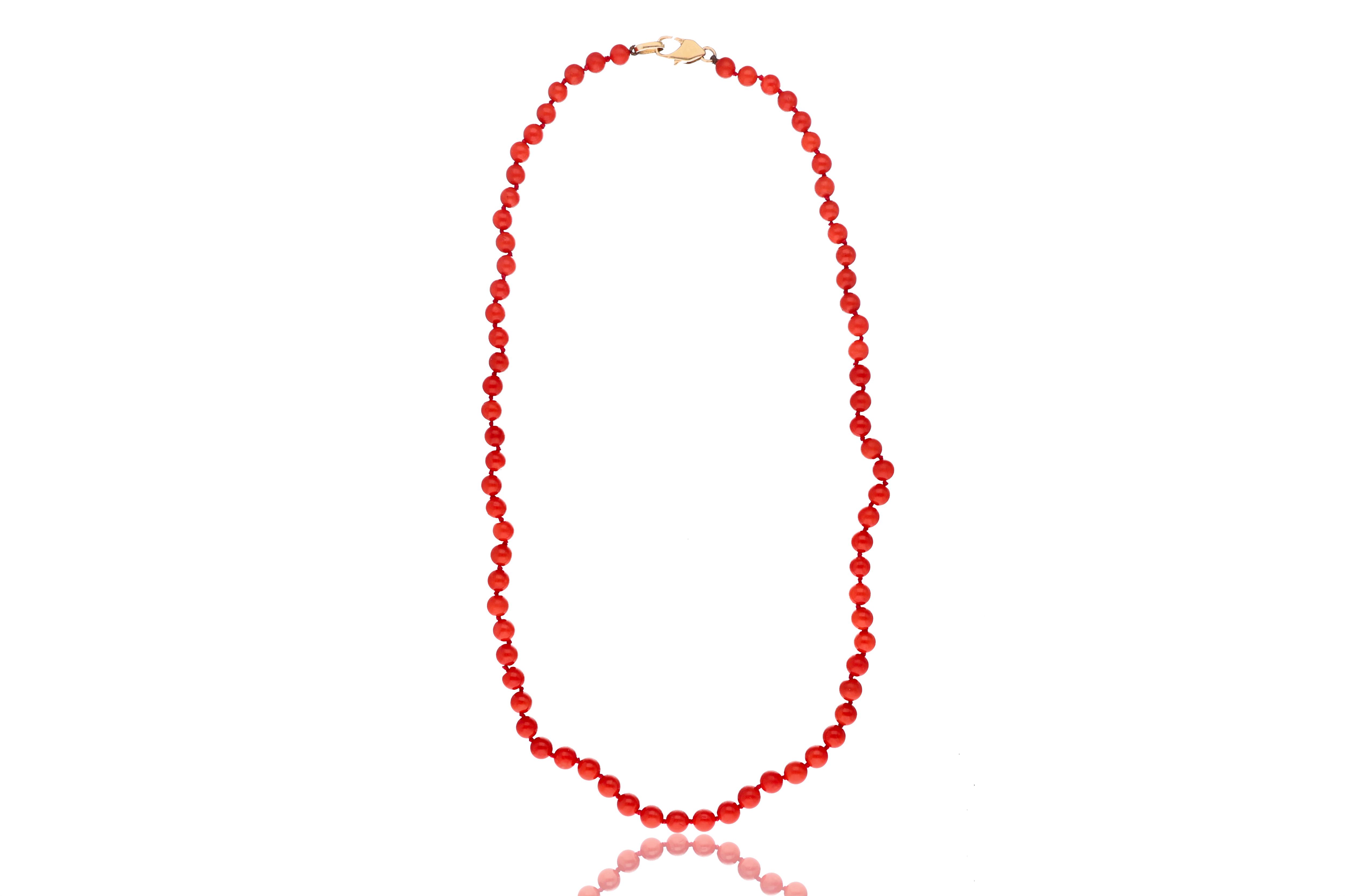 Collana in corallo - Asta Preziosi