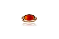 Anello con calcedonio inciso - Asta Preziosi