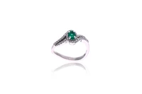 Anello con smeraldo e diamanti - Asta Preziosi Anello con smeraldo e diamanti - Asta Preziosi