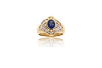 Anello con zaffiro e diamanti - Asta Preziosi Anello con zaffiro e diamanti - Asta Preziosi
