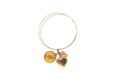 Bracciale con ciondoli in oro - Asta Preziosi
