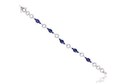 Bracciale con diamanti e pietre - Asta Preziosi Bracciale con diamanti e pietre - Asta Preziosi