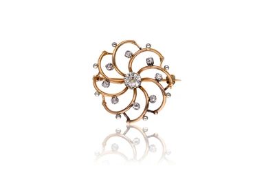 Spilla con diamanti - Asta Preziosi Spilla con diamanti - Asta Preziosi