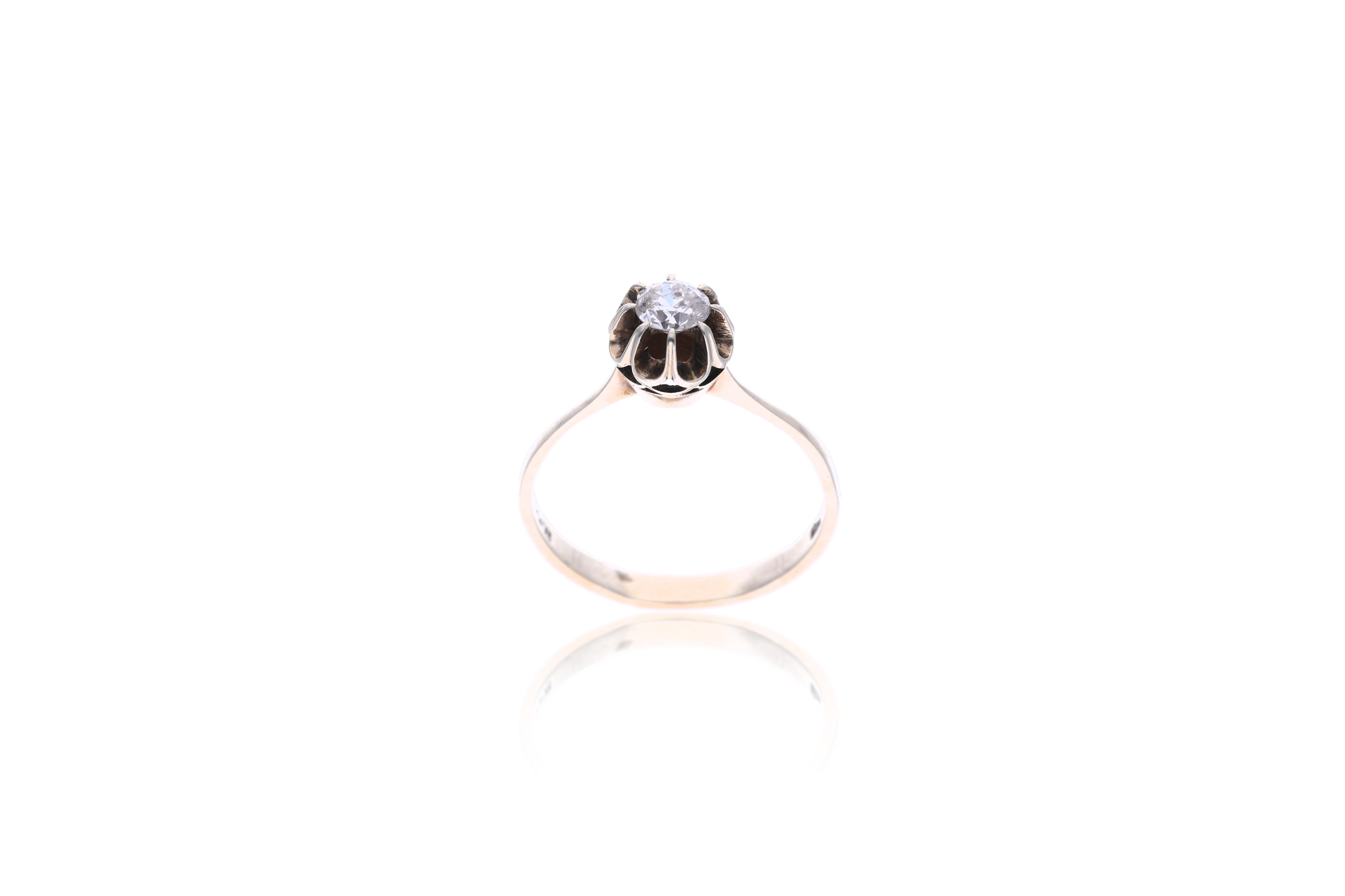 Anello con diamante - Asta Preziosi