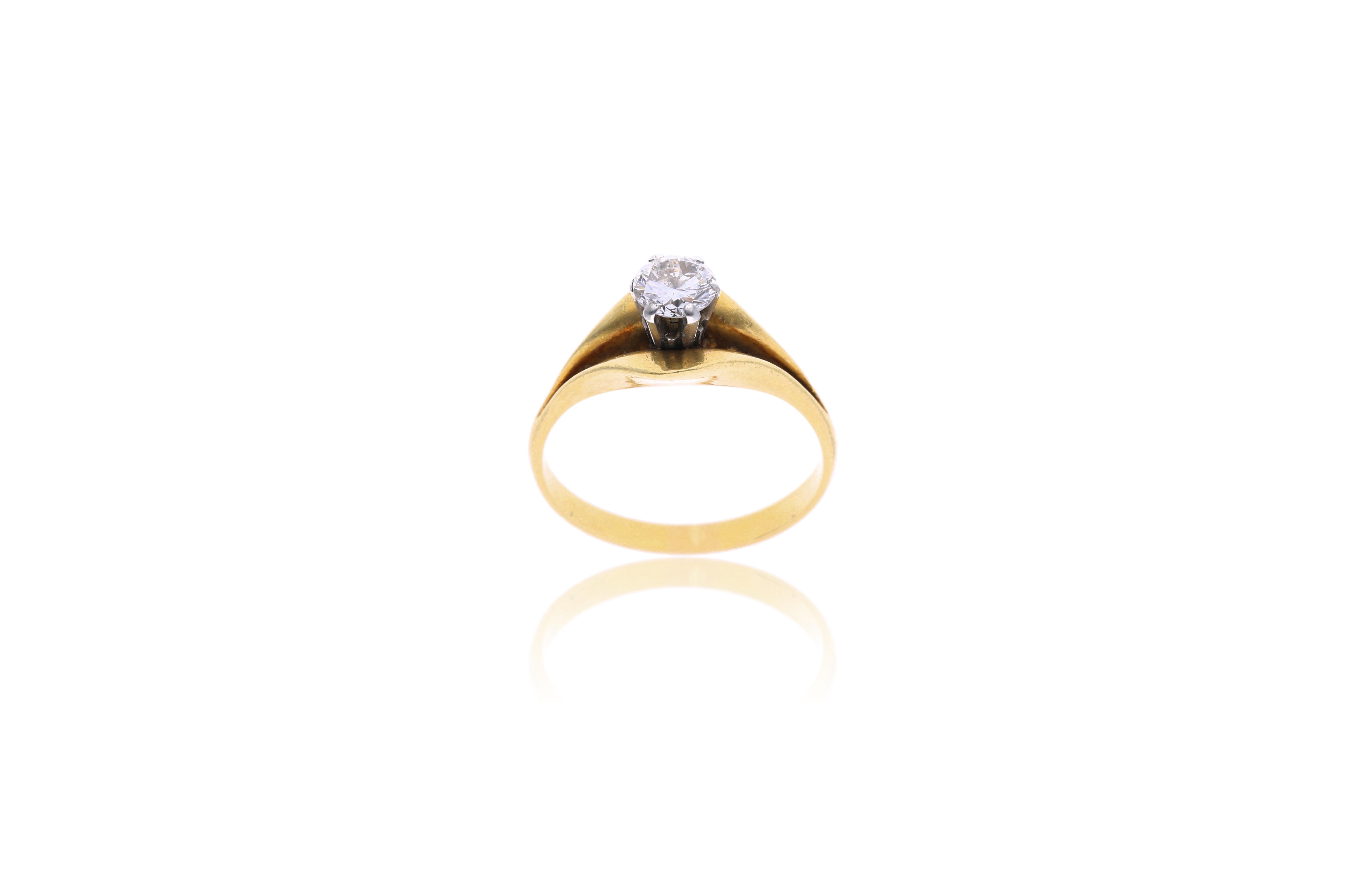 Anello con diamante - Asta Preziosi