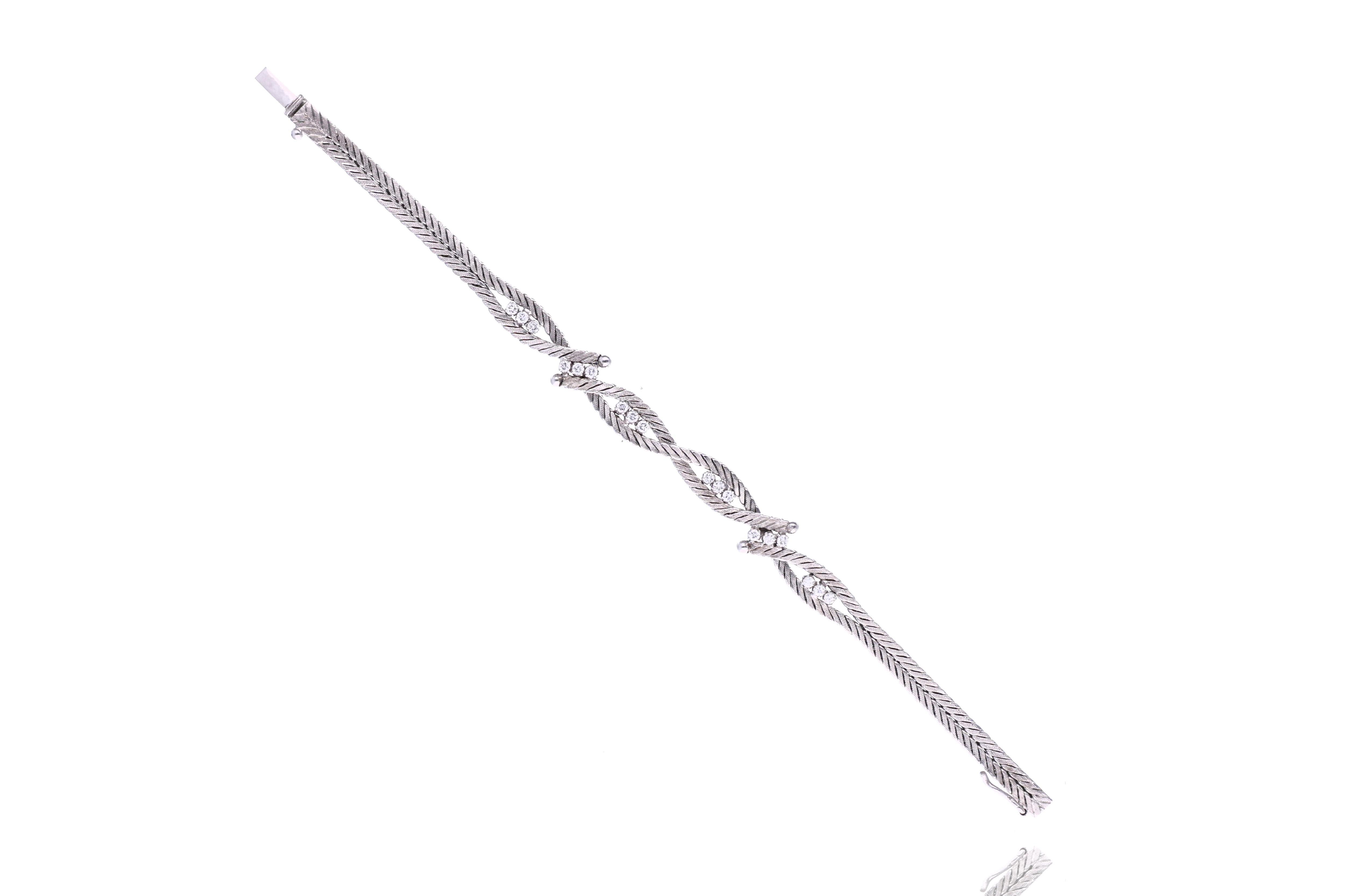 Bracciale con diamanti - Asta Preziosi