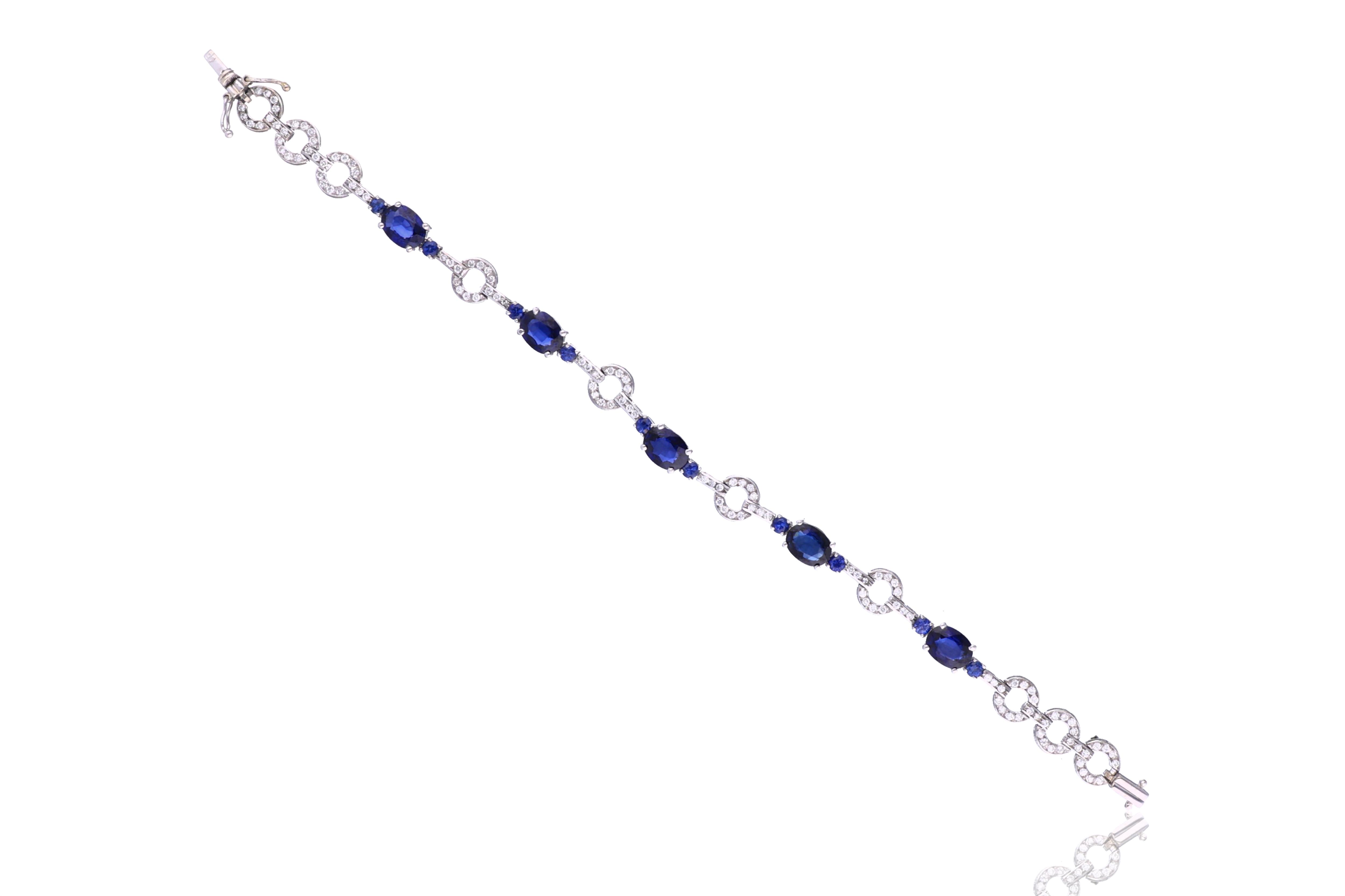 Bracciale con diamanti e pietre - Asta Preziosi