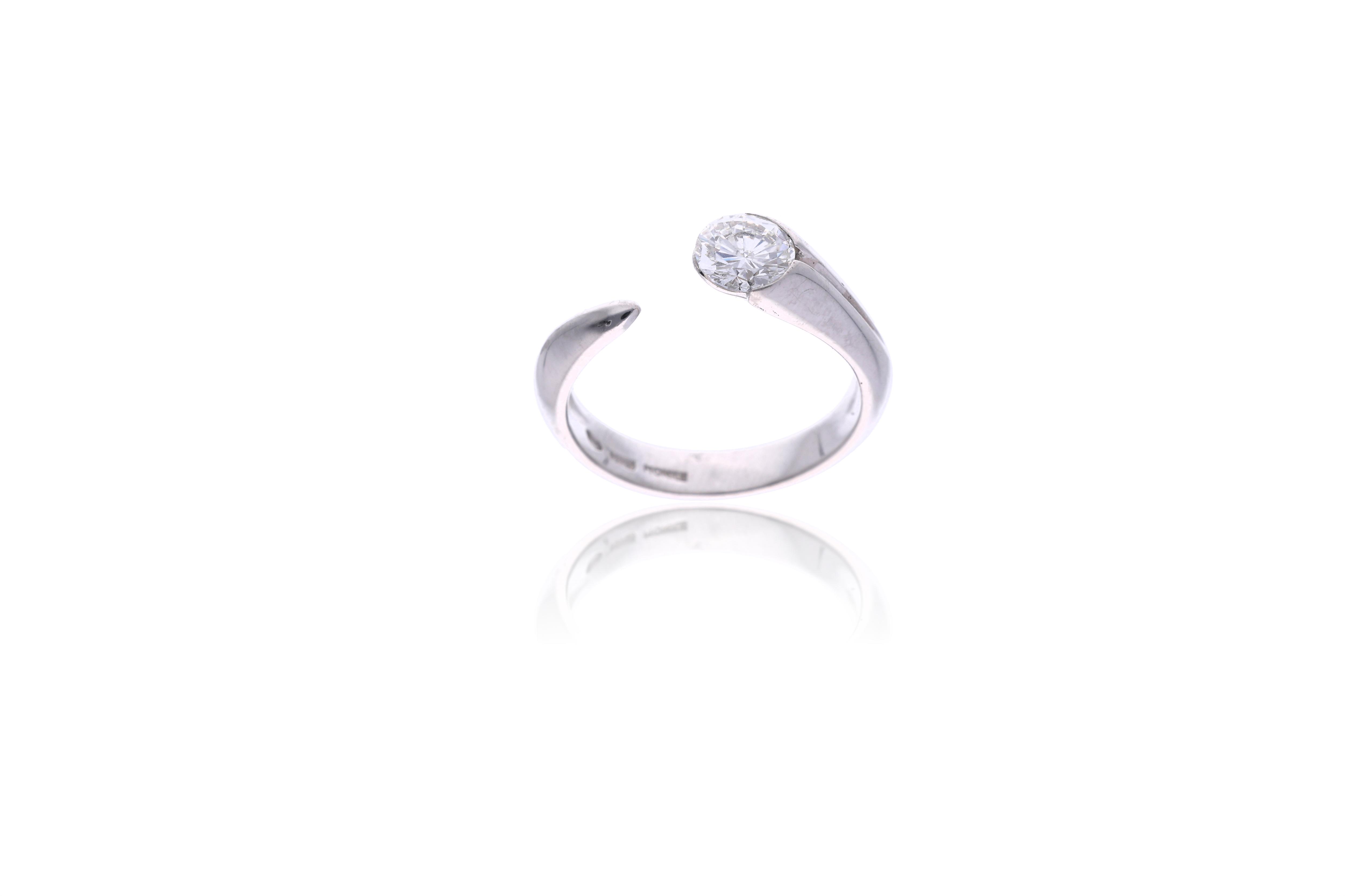 Monile, anello con diamante - Asta Preziosi