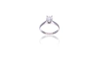 Anello con diamante - Asta Preziosi