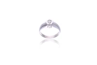 Anello con diamante - Asta Preziosi