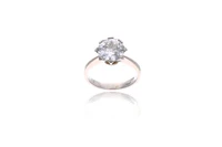 Anello con diamante - Asta Preziosi