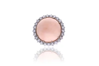 Anello con diamanti e corallo - Asta Preziosi Anello con diamanti e corallo - Asta Preziosi