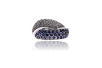 Anello con diamanti e pietre - Asta Preziosi
