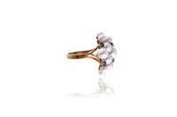 Anello con perle e pietre - Asta Preziosi