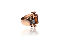 Anello con quarzo e diamanti - Asta Preziosi Anello con quarzo e diamanti - Asta Preziosi