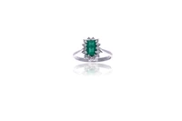 Anello con smeraldo e diamanti - Asta Preziosi Anello con smeraldo e diamanti - Asta Preziosi