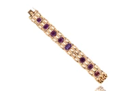 Bracciale con ametiste - Asta Preziosi