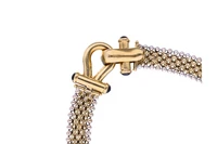 Collana con pietre in oro bicolore - Asta Preziosi Collana con pietre in oro bicolore - Asta Preziosi