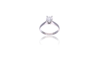 Anello con diamante - Asta Preziosi