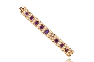 Bracciale con ametiste - Asta Preziosi
