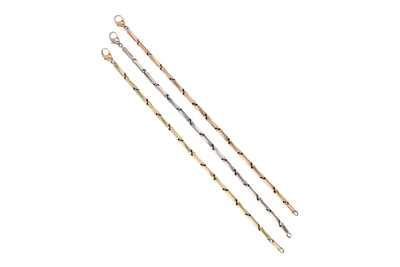 Chimento, tre bracciali in oro - Asta Preziosi