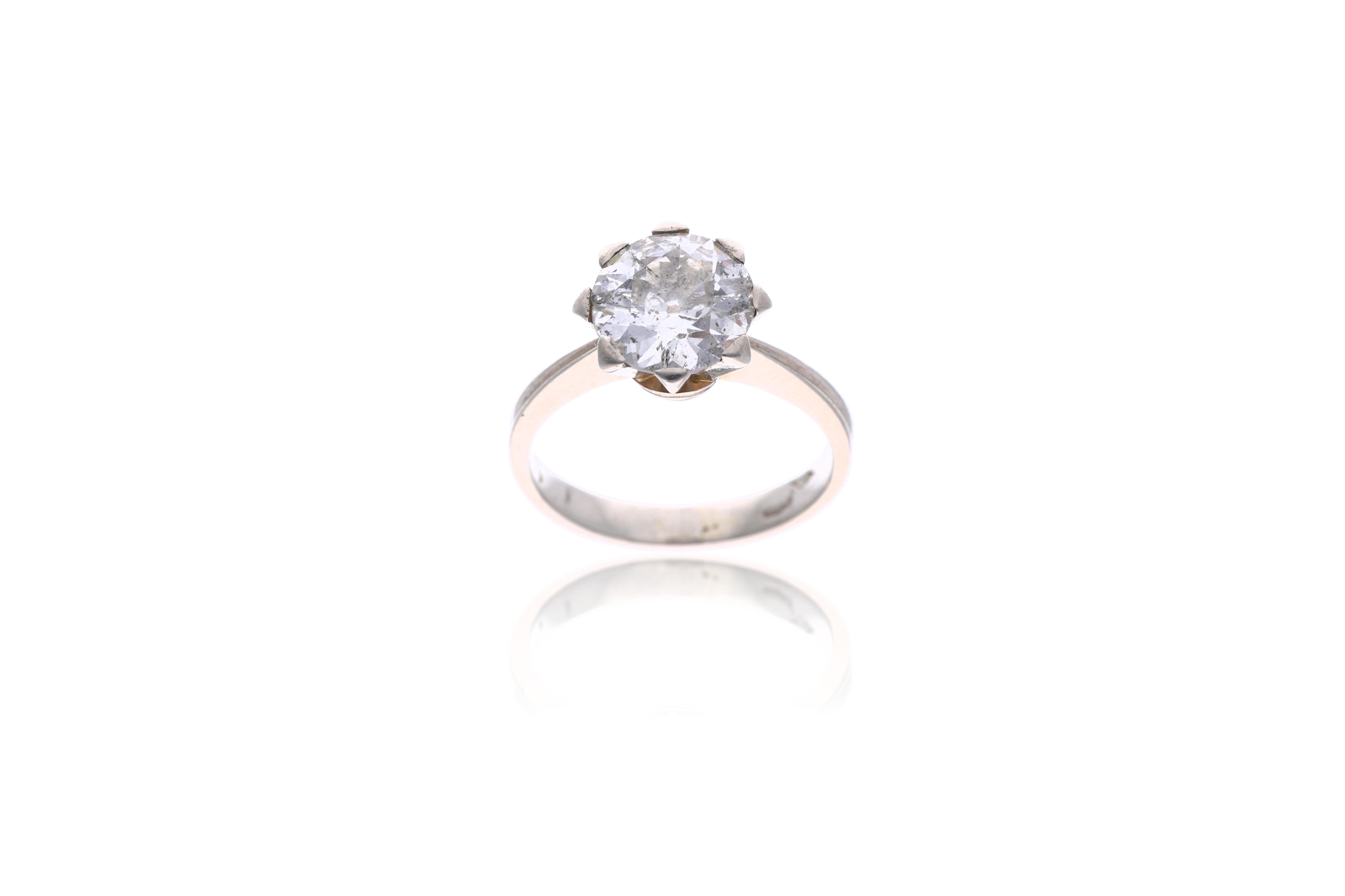 Anello con diamante - Asta Preziosi
