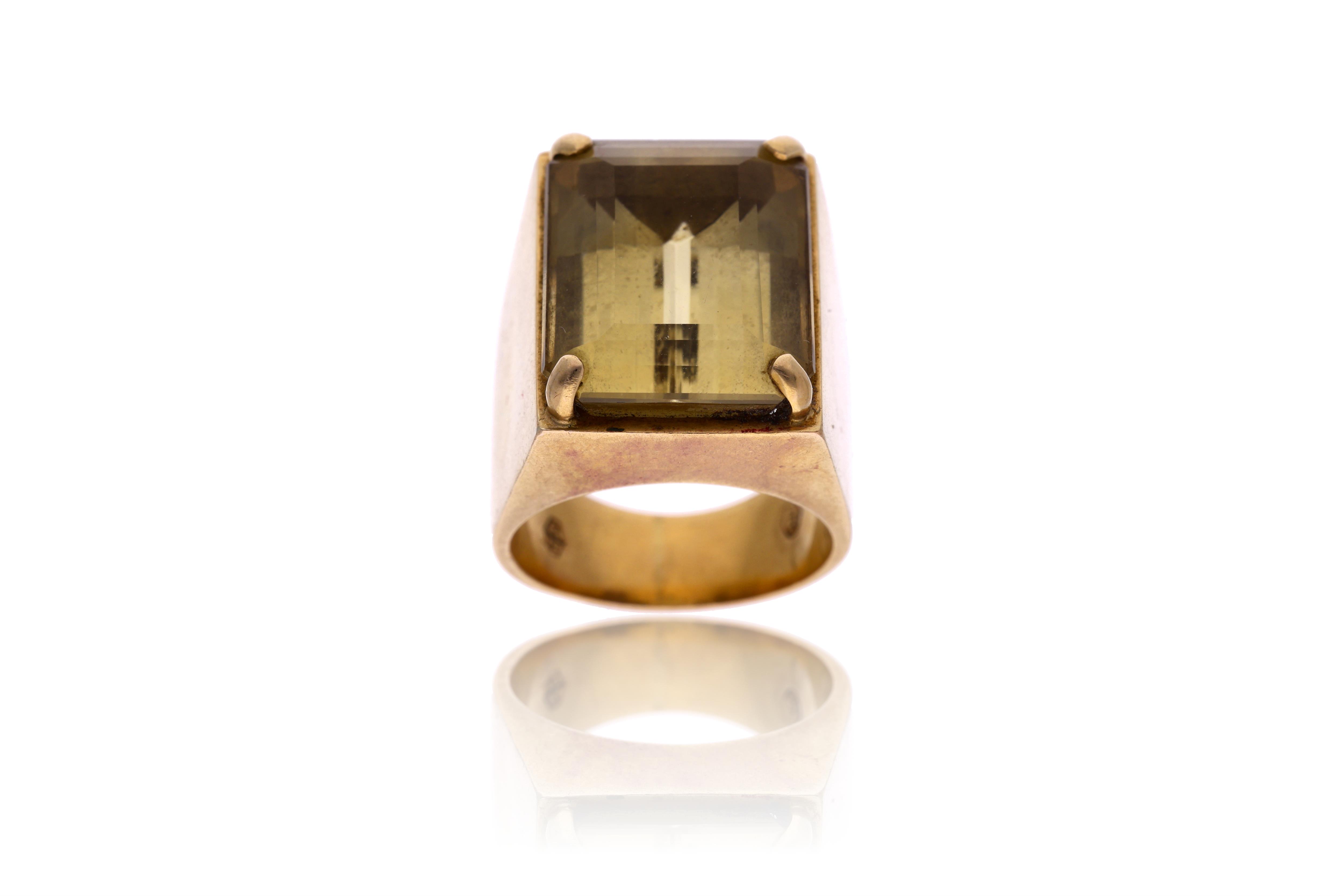 Anello con quarzo - Asta Preziosi
