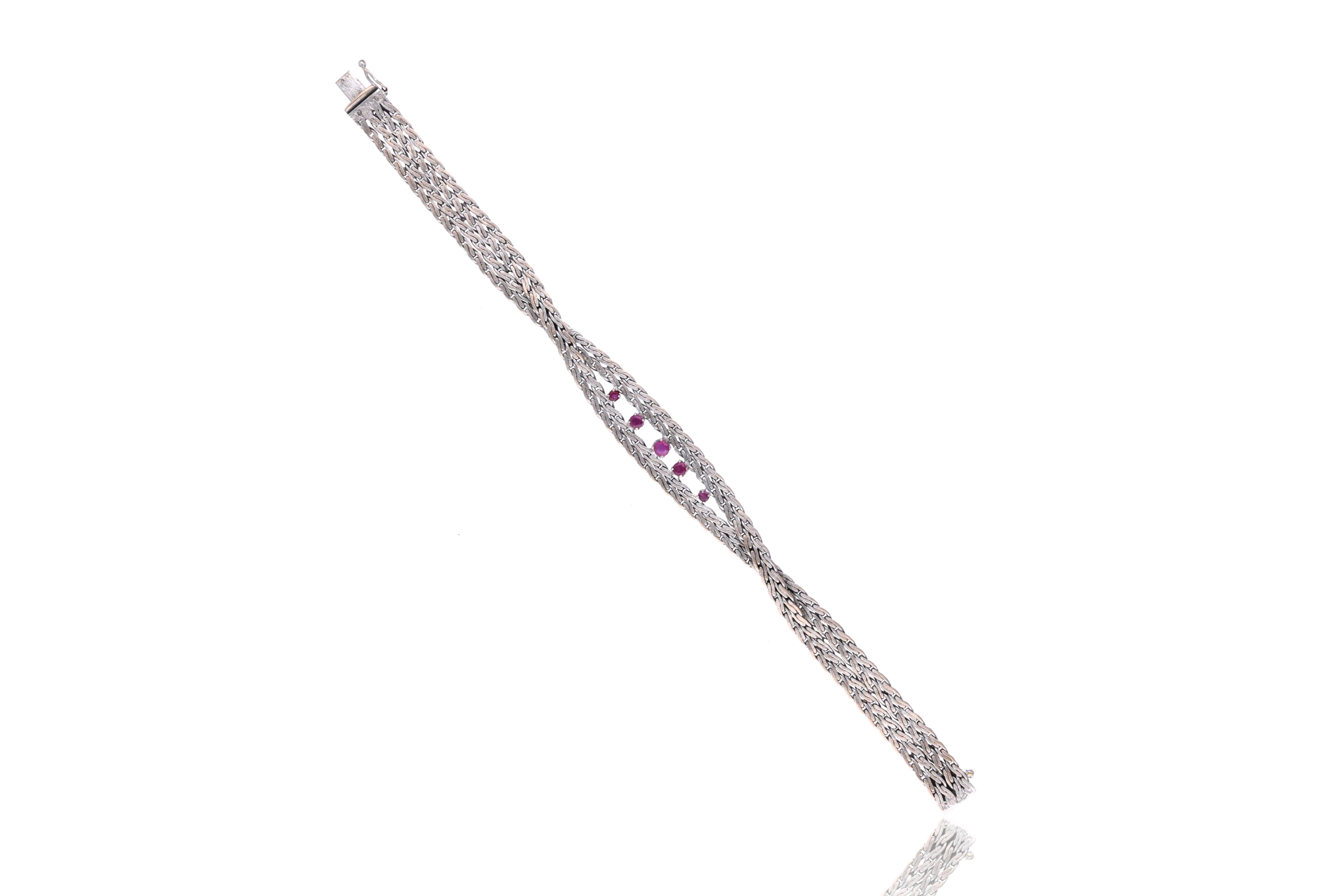 Bracciale con rubini - Asta Preziosi