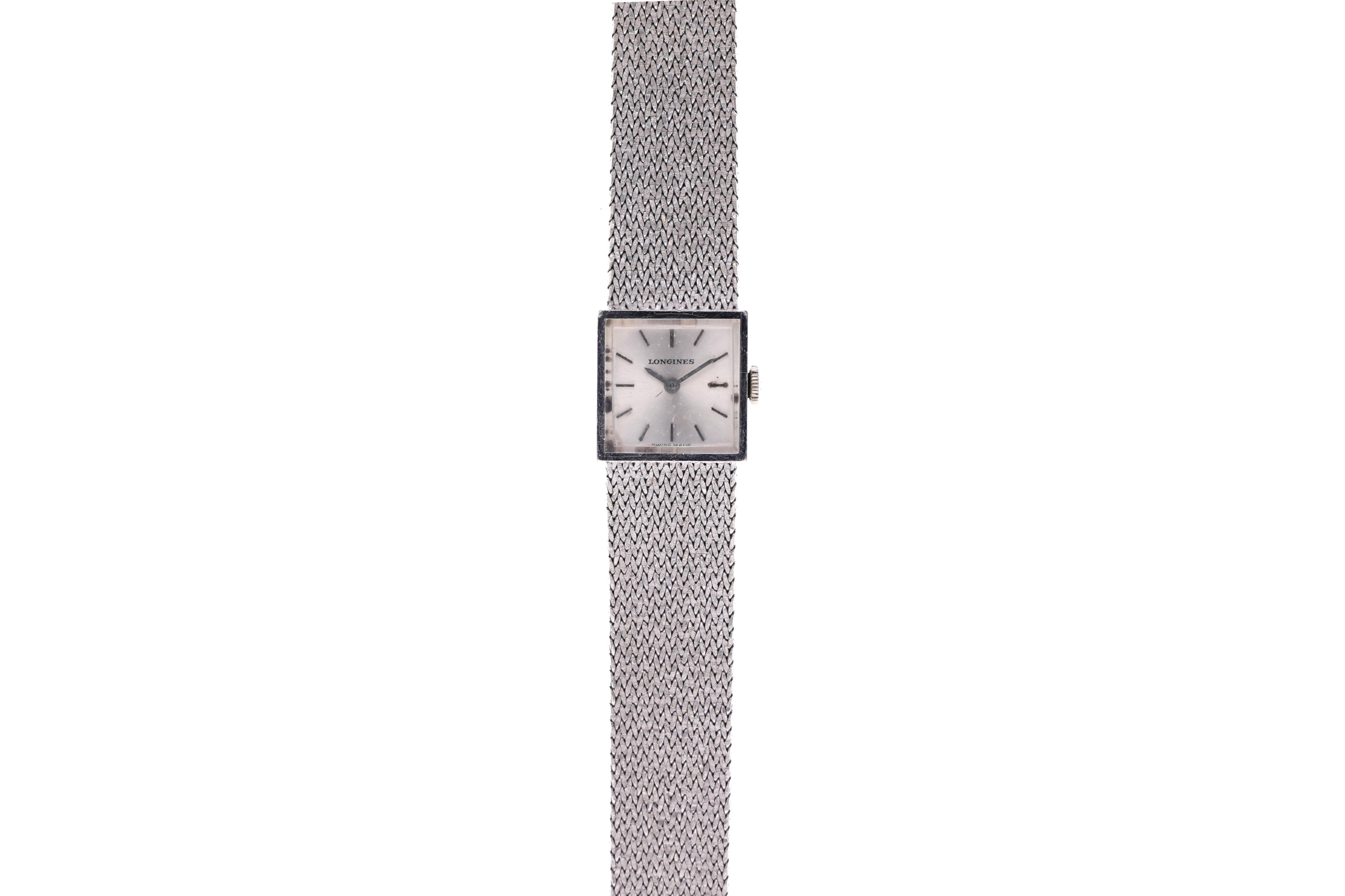 Longines, orologio in oro bianco - Asta Preziosi