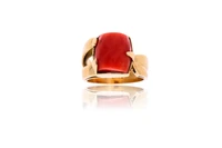 Anello con corallo - Asta Preziosi Anello con corallo - Asta Preziosi