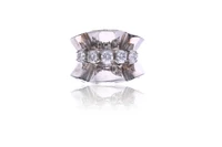 Anello con diamanti - Asta Preziosi