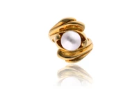 Anello con perla coltivata - Asta Preziosi