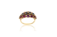 Anello con rubini e zaffiri - Asta Preziosi Anello con rubini e zaffiri - Asta Preziosi