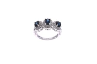 Anello con zaffiri e diamanti - Asta Preziosi Anello con zaffiri e diamanti - Asta Preziosi