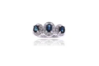 Anello con zaffiri e diamanti - Asta Preziosi Anello con zaffiri e diamanti - Asta Preziosi