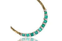 Collana con smeraldi e diamanti - Asta Preziosi Collana con smeraldi e diamanti - Asta Preziosi