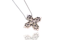 Collana e ciondolo con diamanti - Asta Preziosi Collana e ciondolo con diamanti - Asta Preziosi