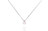 Collana e ciondolo con perla coltivata e diamante - Asta Preziosi Collana e ciondolo con perla coltivata e diamante - Asta Preziosi