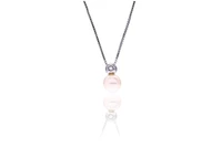 Collana e pendente con diamante e perla coltivata - Asta Preziosi Collana e pendente con diamante e perla coltivata - Asta Preziosi