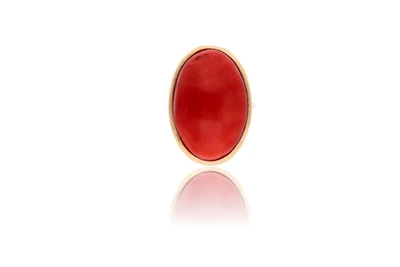 Anello con corallo - Asta Preziosi