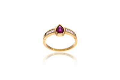 Anello con rubino e diamanti - Asta Preziosi Anello con rubino e diamanti - Asta Preziosi