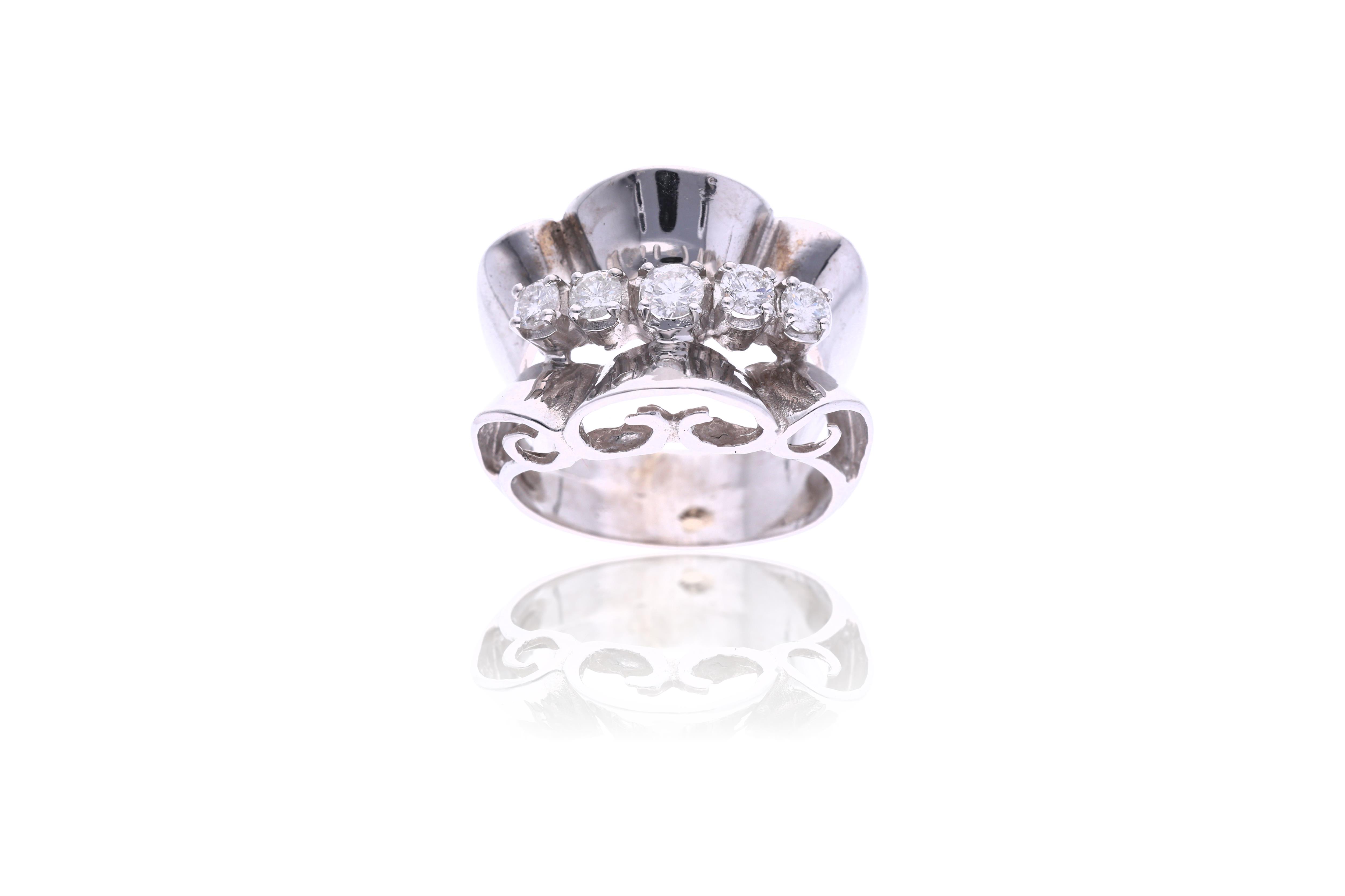 Anello con diamanti - Asta Preziosi
