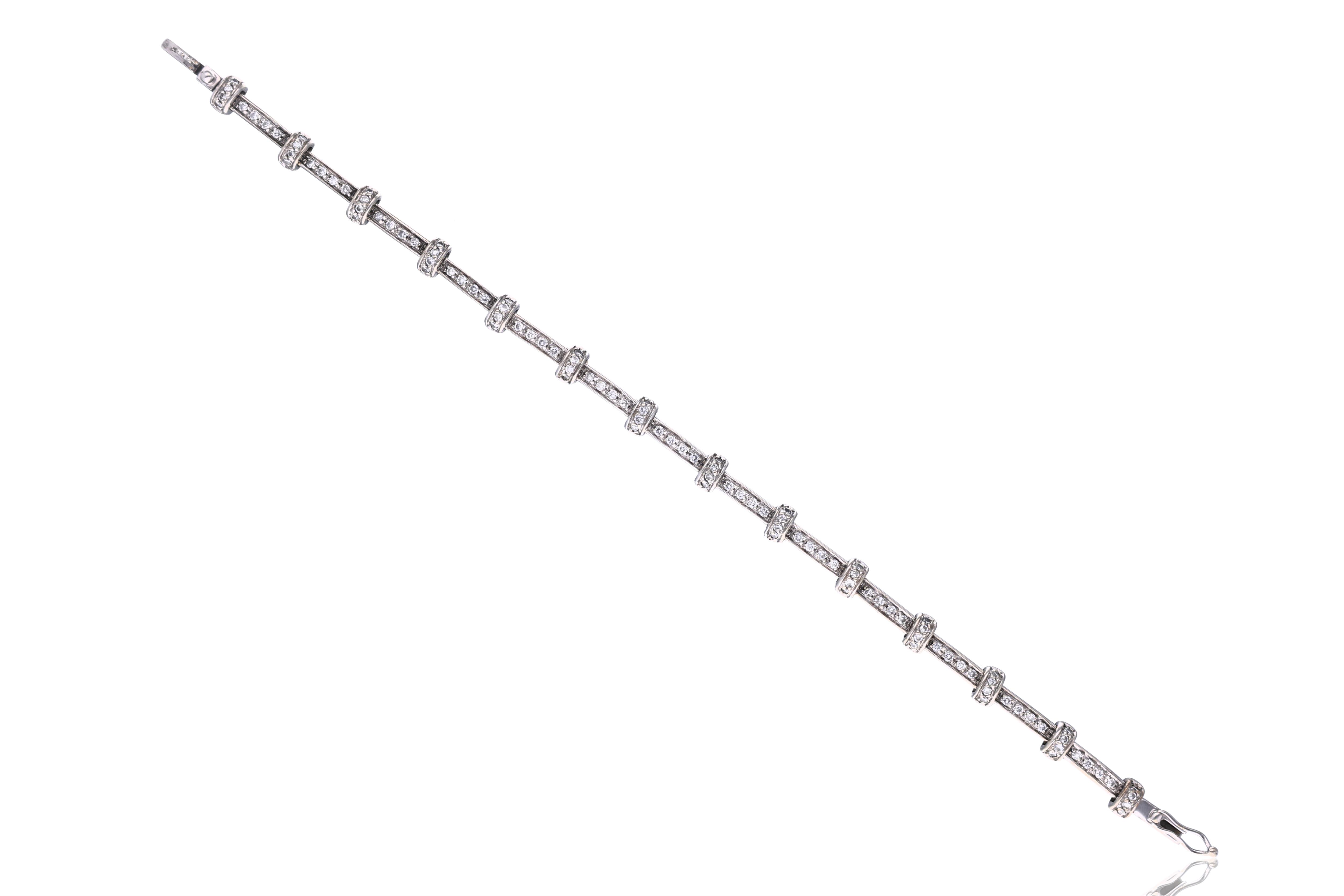 Bracciale con diamanti - Asta Preziosi