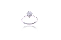Anello con diamante - Asta Preziosi
