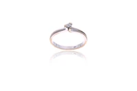 Anello con diamante - Asta Preziosi